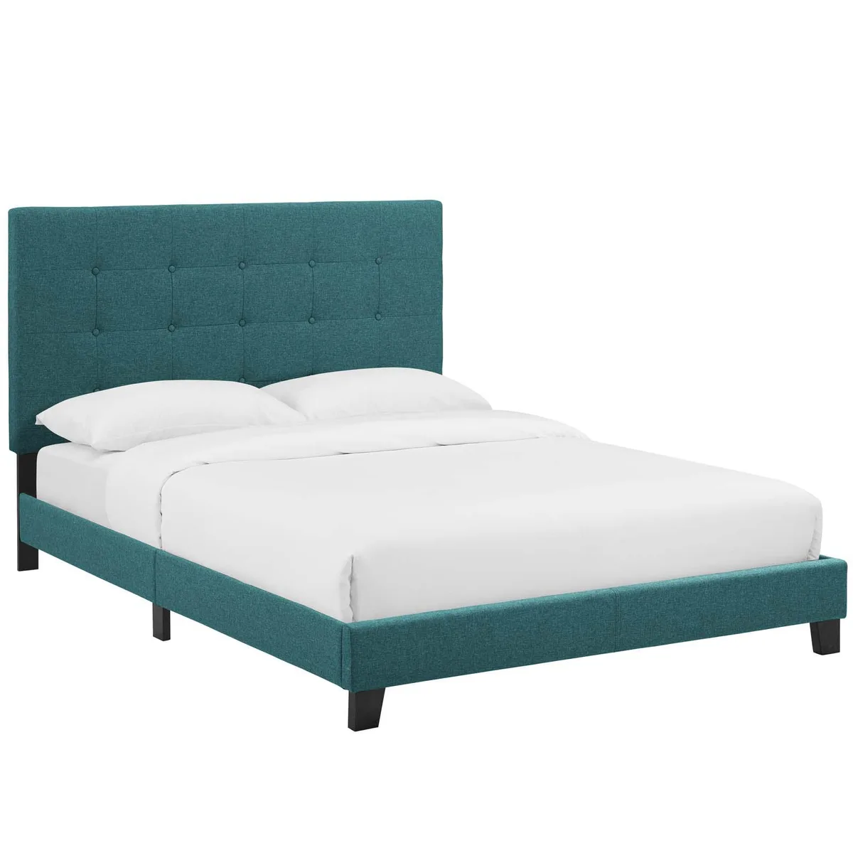 Modway Furniture Modway Furniture Melanie Queen Tufted Platform Bed Teal — product photo