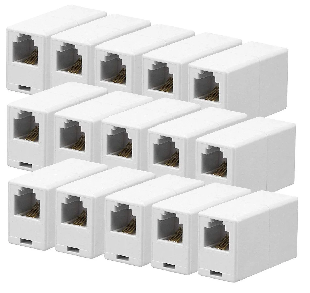 iMBAPrice iMBAPrice RJ11 4P4C Inline Coupler 15 Pack — product photo