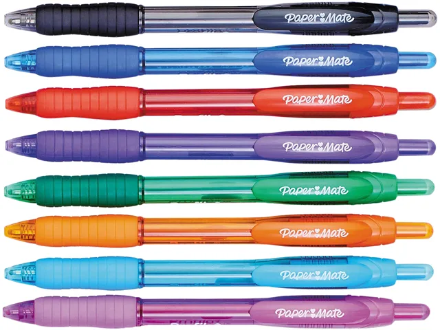 Paper Mate Paper Mate 1960662 Profile Retractable Ballpoint Pen 1.4mm Assorted 8 Pack — product photo