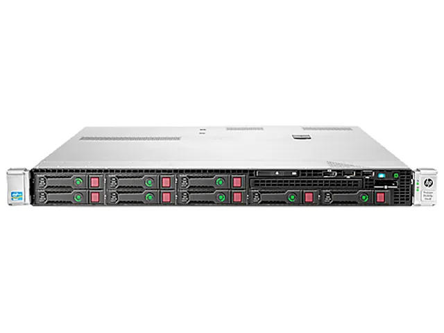HP HP ProLiant DL360p Gen8 733739-001 1U rack server 2×Xeon E5-2650 V2 2.6GHz 32GB DDR3 — product photo