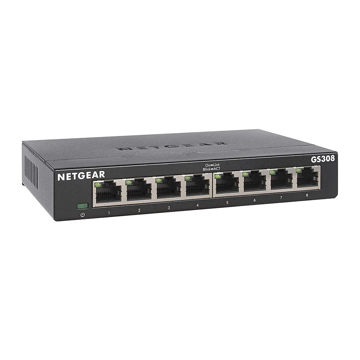  NETGEAR ProSafe GS308-300PAS 8-Port Gigabit Unmanaged Switch — product photo