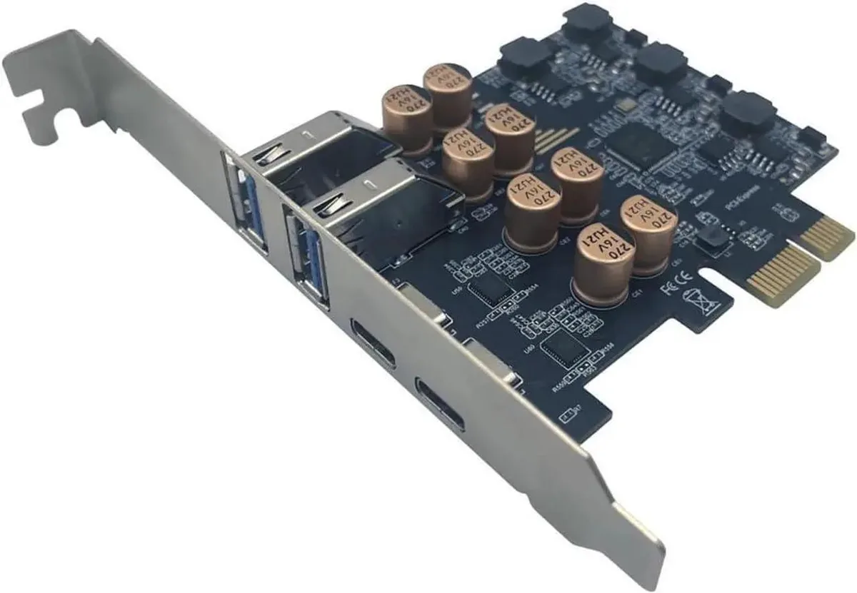 SMUGDESK SMUGDESK PCIe to USB 3.0 &amp; USB-C 4-Port Adapter D720201 — product photo