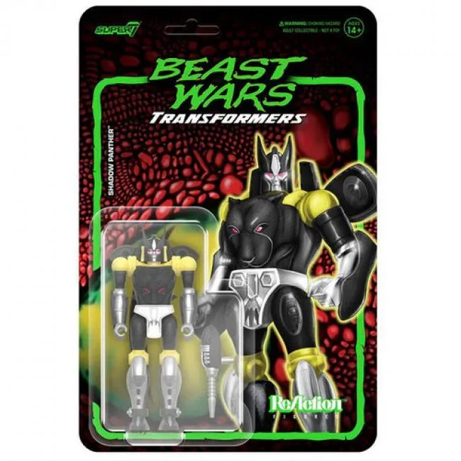 Super7 Super7 RE-TRAN-08192 Transformers Beast Wars Shadow Panther action figure — product photo