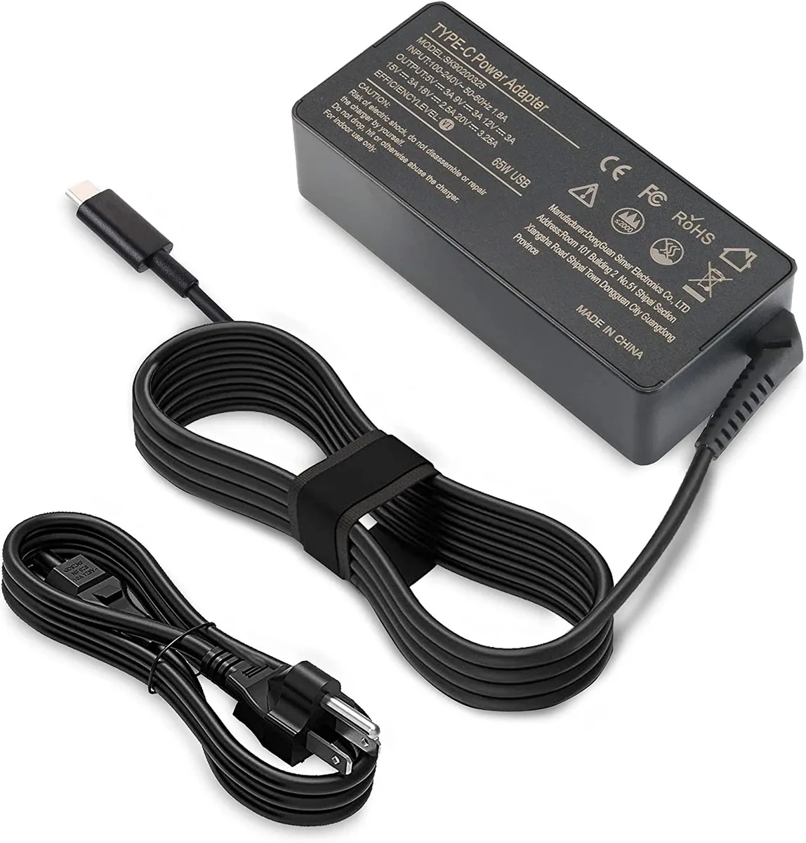 myVolts myVolts 20V 3.25A 65W USB-C Laptop Charger — product photo