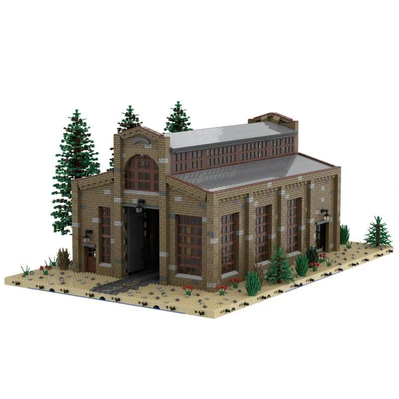 ZITIANYOUBUILD ZITIANYOUBUILD Custom MOC-139273 Union Crane Warehouse 9363pcs — product photo
