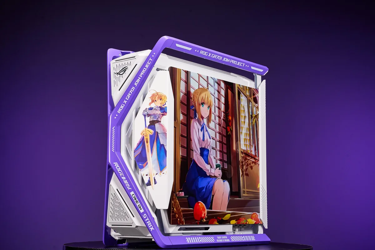 Corn Electronics Corn Electronics GR701 E-ATX PC case Saber/Fate Purple — product photo