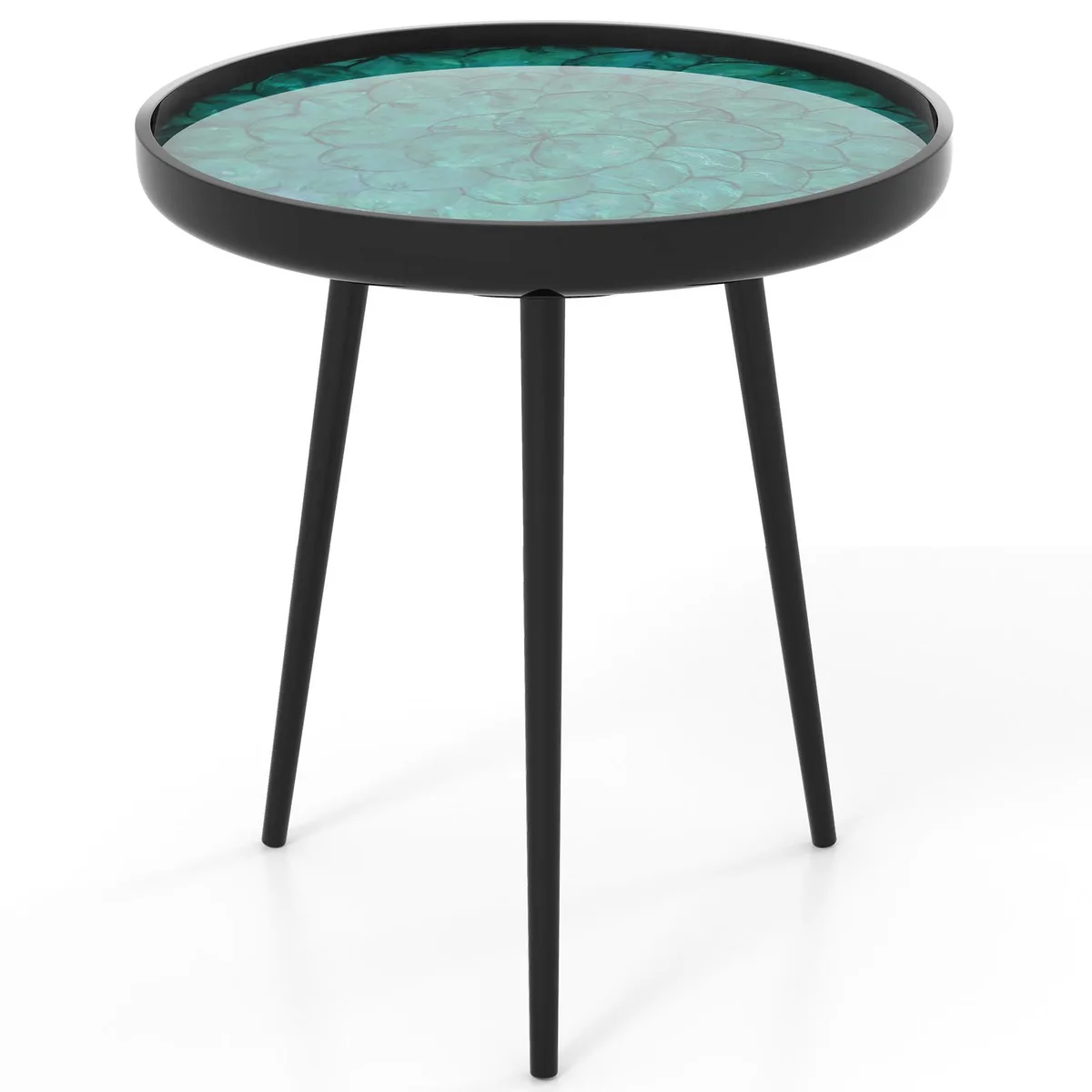 SlickBlue SlickBlue 20 Inch Coffee End Table Sea Shell Green — product photo