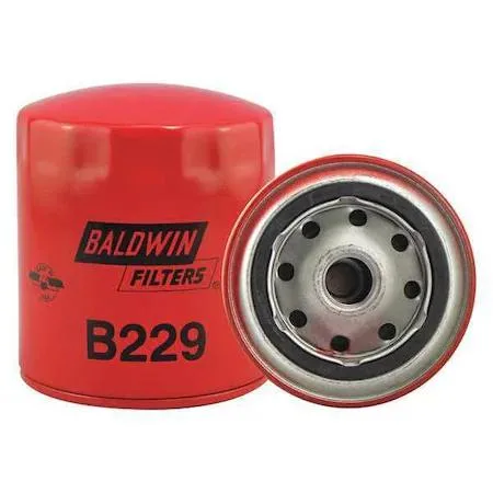 Transparent spin-on oil filter with 3/4-inch thread, 4-3/8-inch length