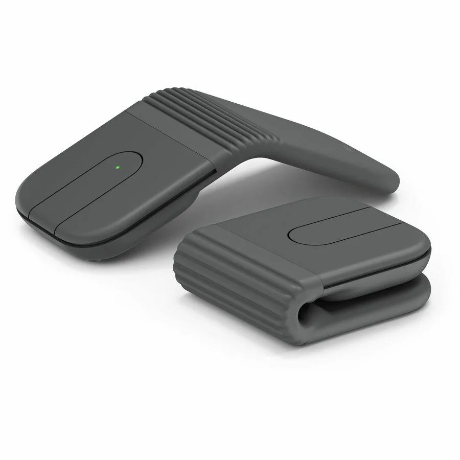 Graphite fold-flat mouse with Logi Bolt USB-C receiver