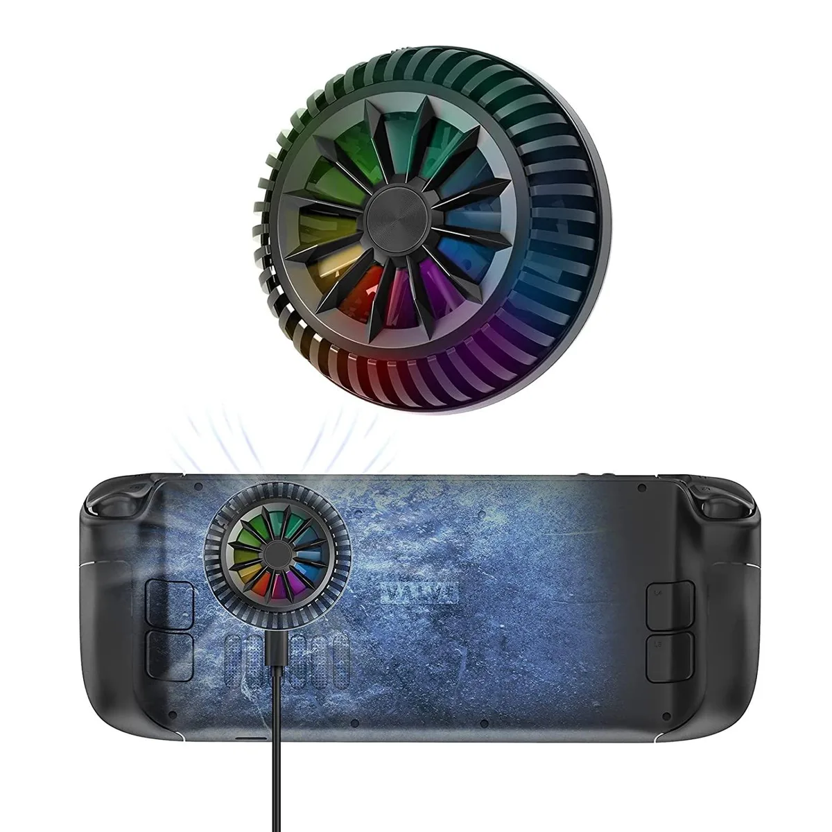 Werleo Werleo Semiconductor Cooler 7-Blade Fan RGB Black — product photo