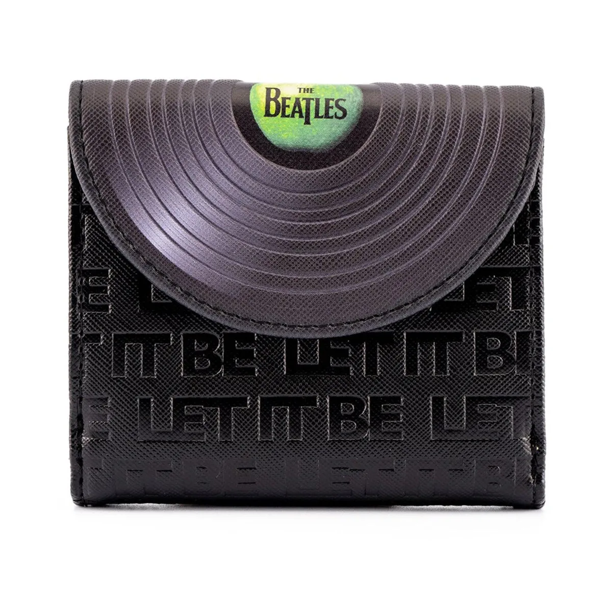 Loungefly Beatles Let It Be vinyl record zip wallet, multi-colour, 4.25 inches wide