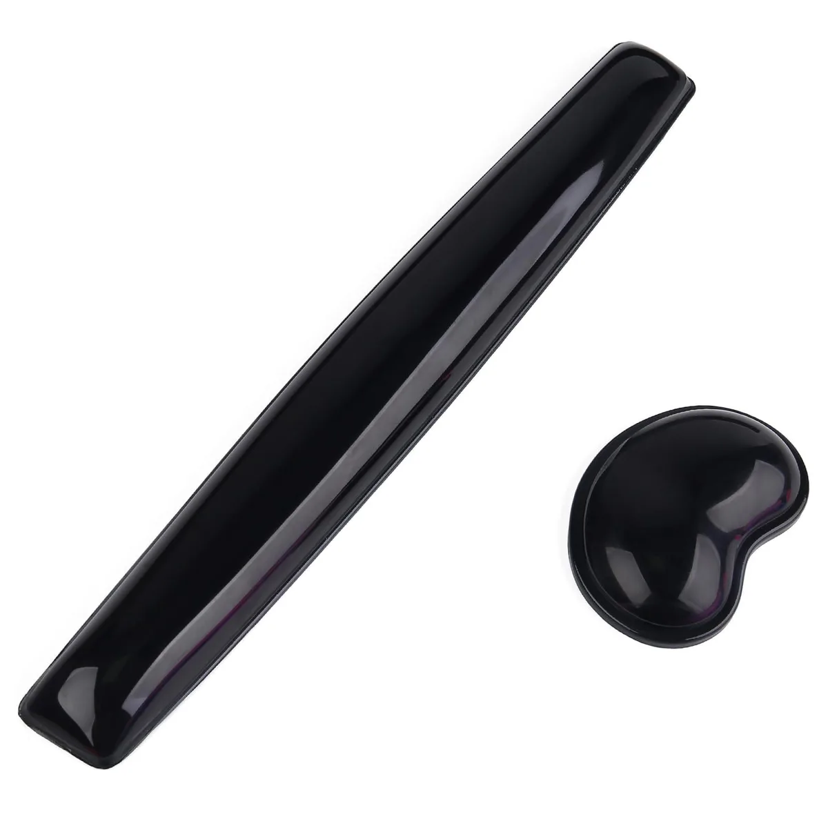  ABRONDA AB-005-ZUHE Gel &amp; Memory Foam Wrist Rest Set Black — product photo