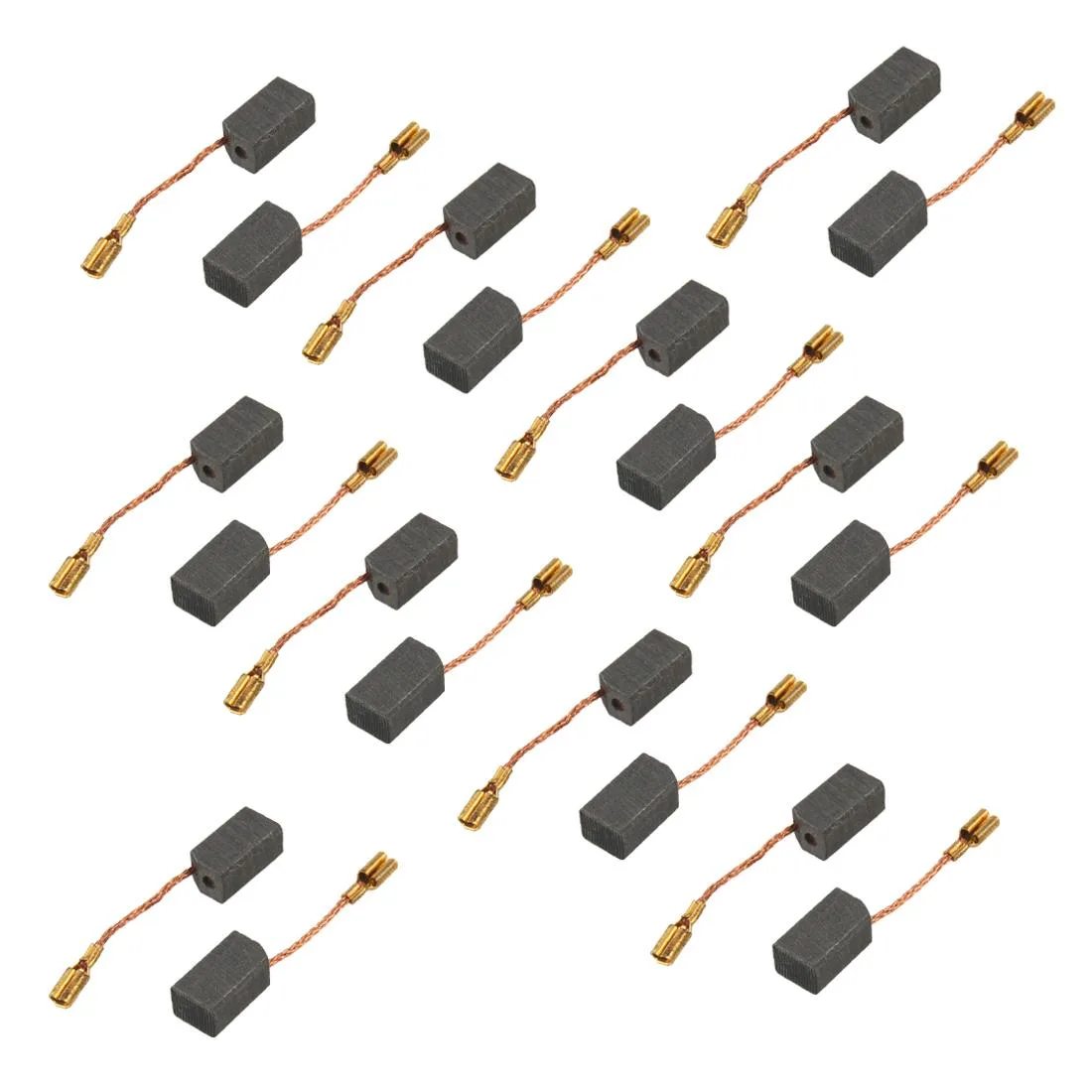 Unique-Bargains Unique-Bargains Carbon Brush 13.6 x 7.8 x 6.1mm 20 Pcs for Dewalt 100mm Angle Grinder — product photo