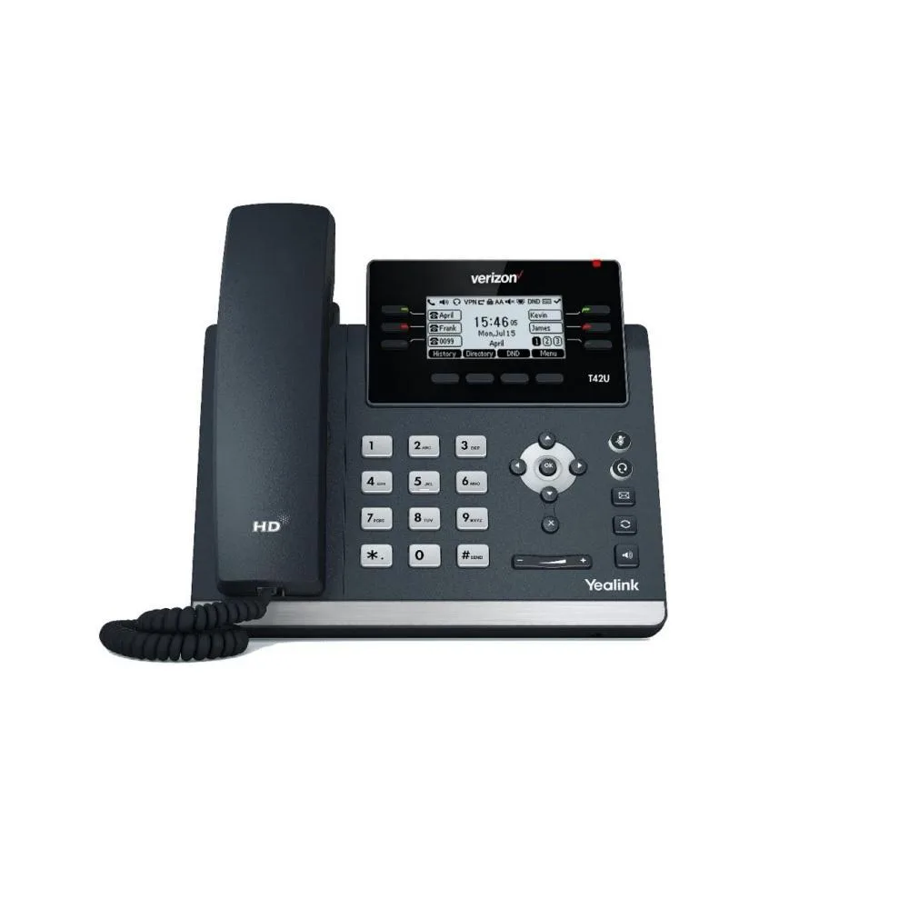 Yealink Network Technology Co., Ltd Yealink Network Technology Co., Ltd T42U-CL IP Desk Phone Black 2.7 inch 192 x 64 LCD — product photo