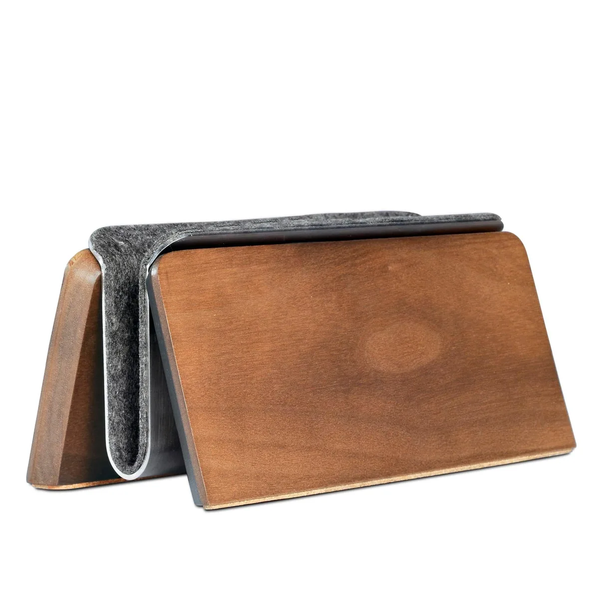 Adafruit Adafruit Walnut Vertical Laptop Stand 20.5L 10.4W 10.2H 2 in 1 Accessories — product photo