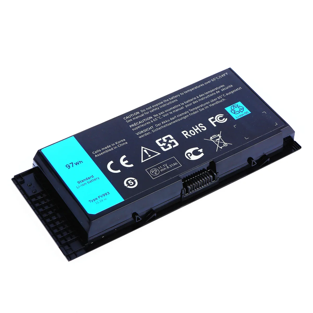 Damaite Damaite NEW FV993 FJJ4W 97Wh 9-cell 11.1V laptop battery — product photo