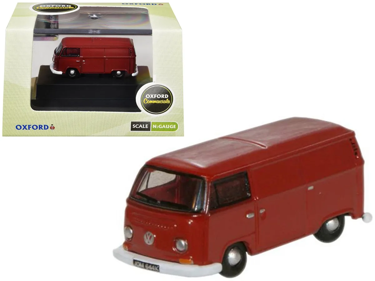 Oxford Diecast Oxford Diecast Volkswagen T2 Van Senegal Red 1/148 Scale Hobby Collectible — product photo