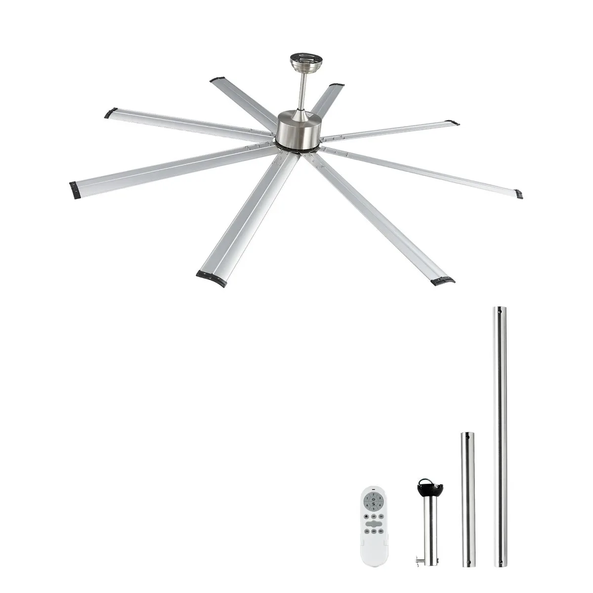 VEVOR VEVOR FR25049NL-84"BN 84 in Ceiling Fan 8-Blade Brushed Nickel — product photo