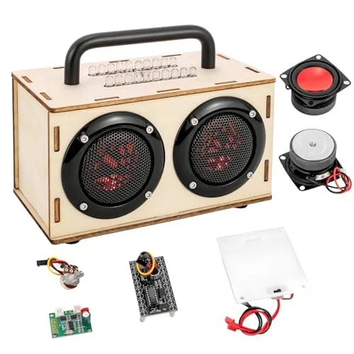 DIY Bluetooth Speaker Kit Black Metal Handle STEM Age 8-12 — product photo