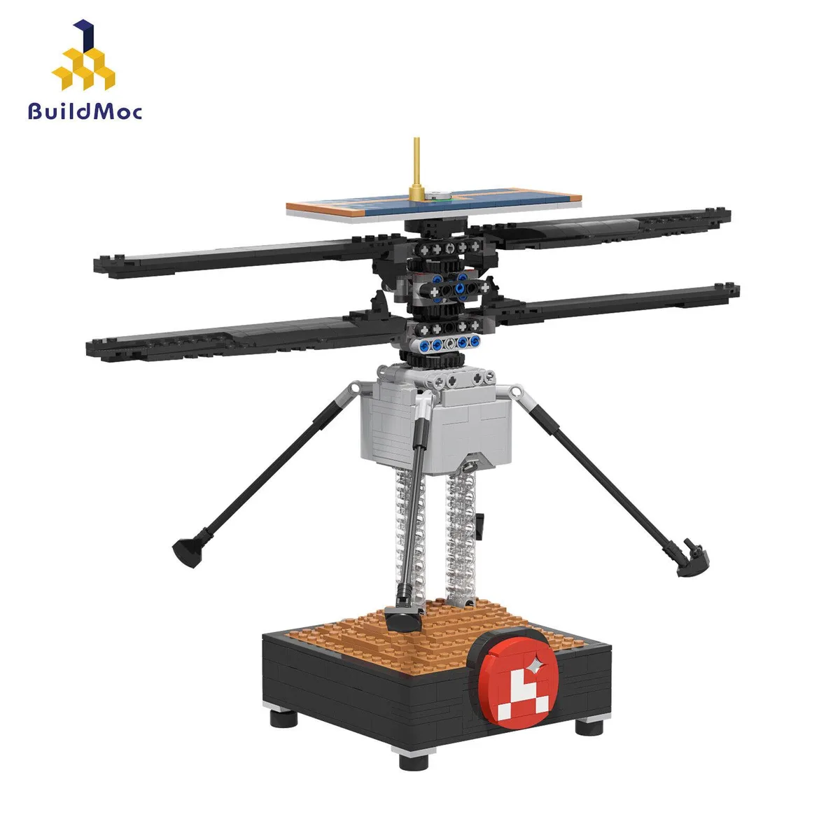 ZITIANYOUBUILD ZITIANYOUBUILD Mars Helicopter Ingenuity 735 Pieces Building Set — product photo
