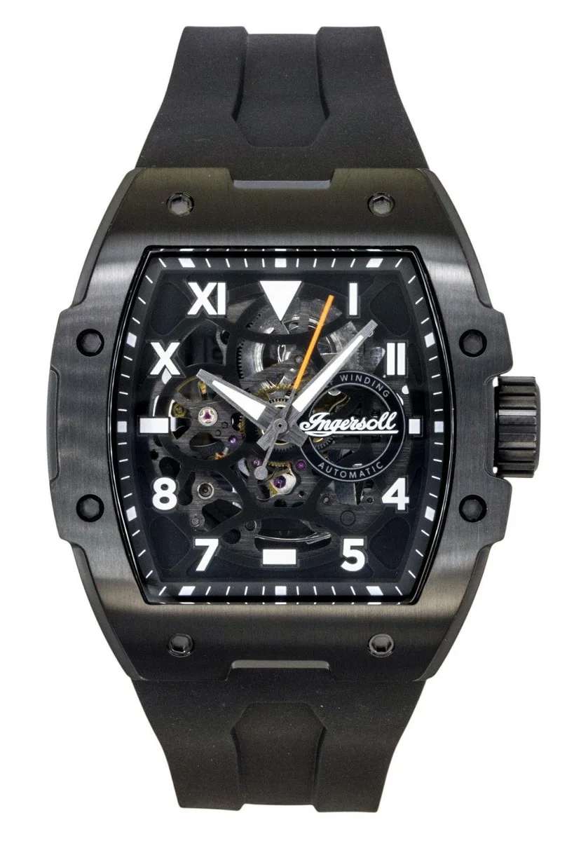 Ingersoll/Rand Ingersoll/Rand The Play Automatic 45.20 mm Black Skeleton Dial Polyurethane Strap 15302 — product photo