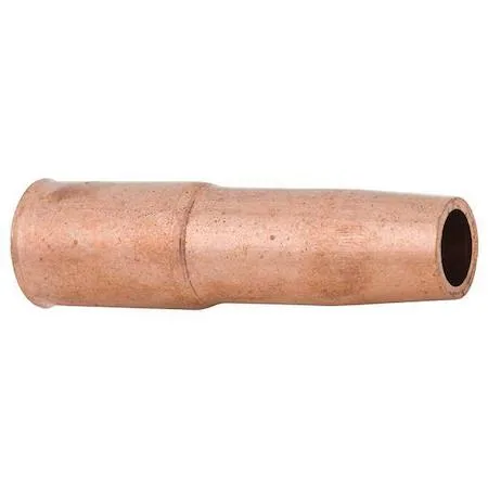 Two copper Tweco adjustable welding nozzles in a pack