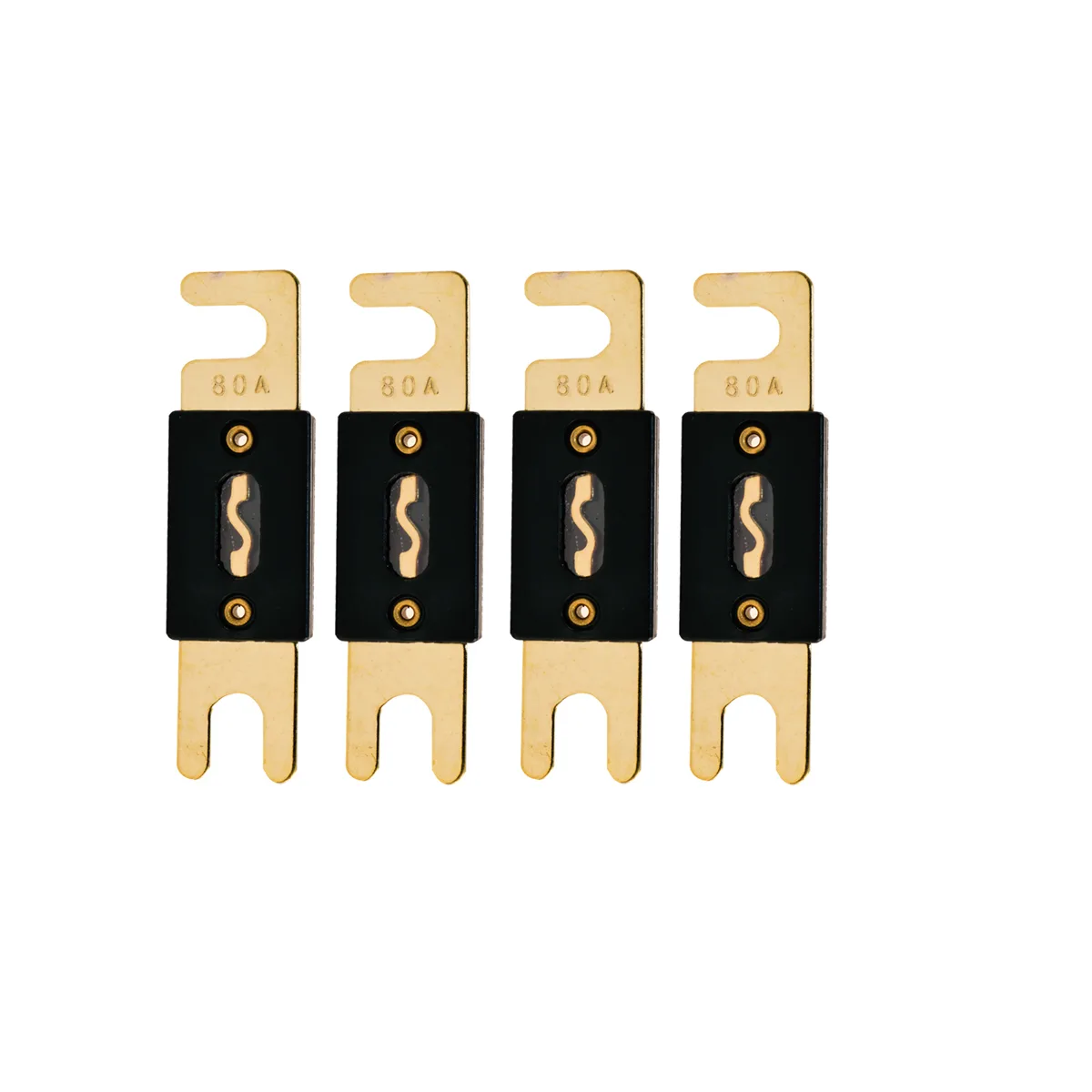 The Wires Zone The Wires Zone 2X-GANL80-2 ANL Fuse 80A 4 Pack — product photo