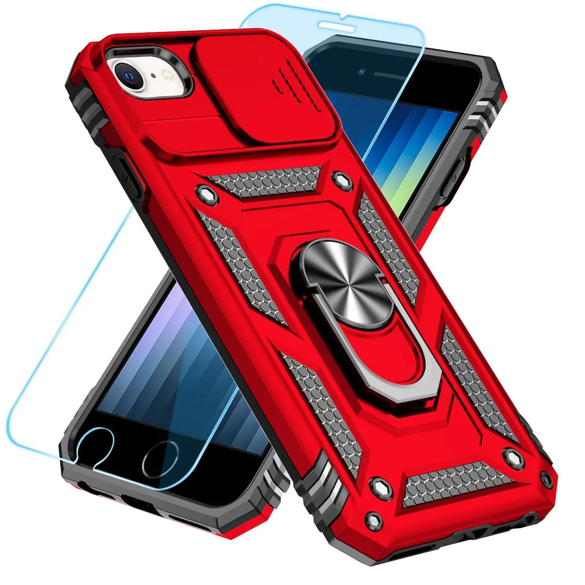  SunStory SunStory24050205 Case Red iPhone SE 2020/2022 6/7/8 — product photo