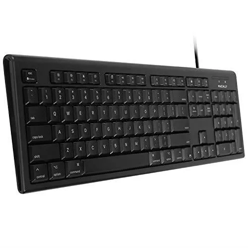 Macally (Mace Group) Macally QKEYB Black 104 Key USB Keyboard .79in — product photo