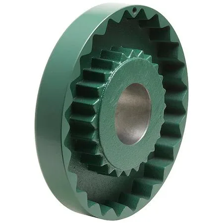 Cast iron spacer flange, hub diameter 2 13/16 in, overall diameter 4 5/8 in