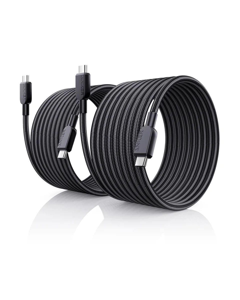 Anker USB-C to USB-C Cable 10ft 240W Braided 2Pack — product photo