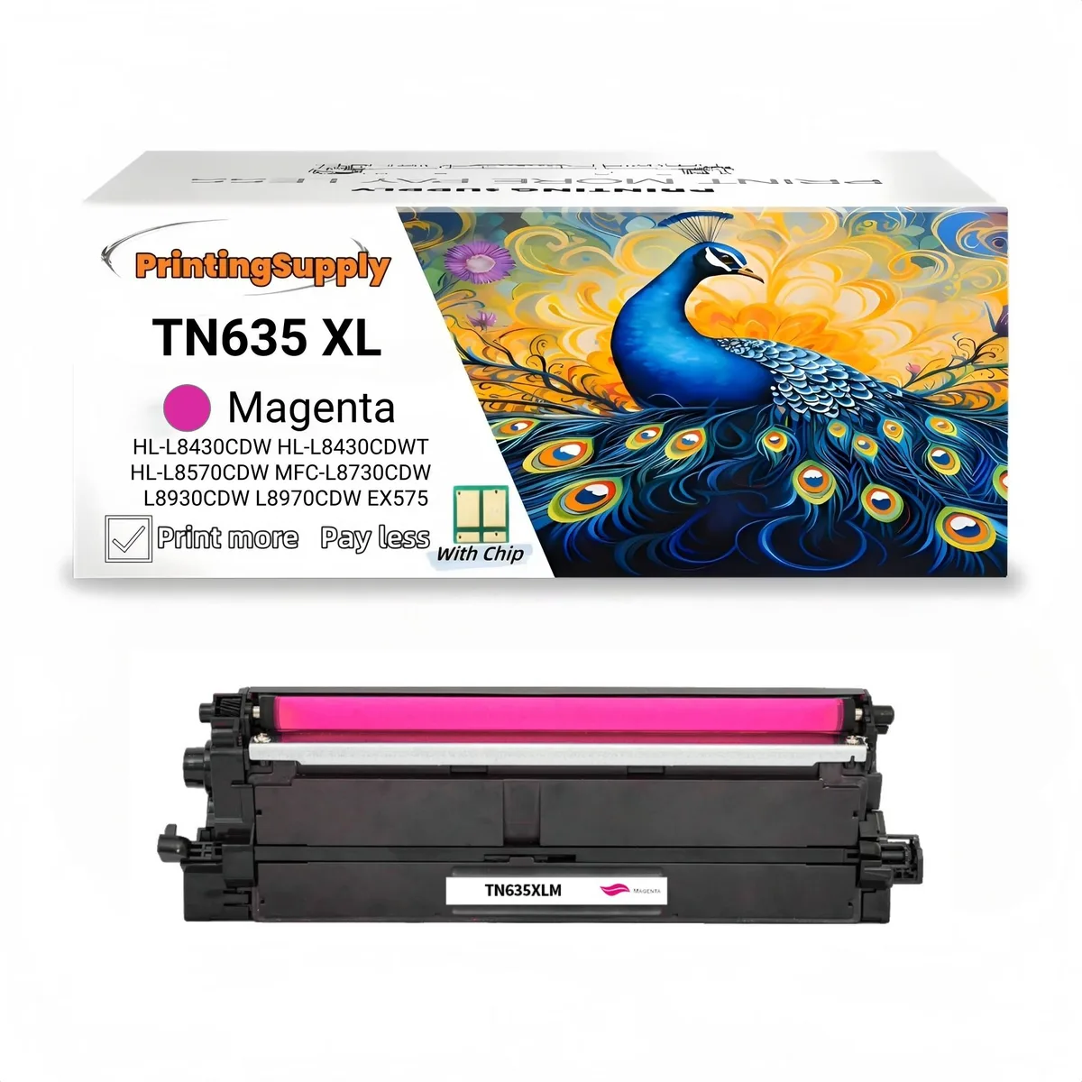 Aster Graphics Inc Aster Graphics Inc TN635XL Magenta Toner Cartridge 4500 Pages — product photo