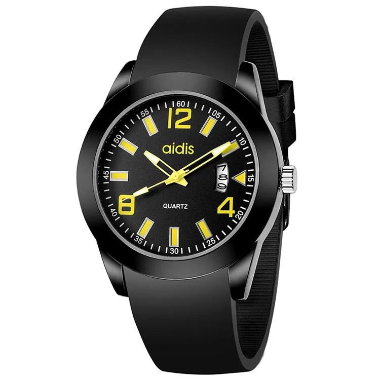 allentian allentian MY-1601 Silicone Watch Yellow — product photo