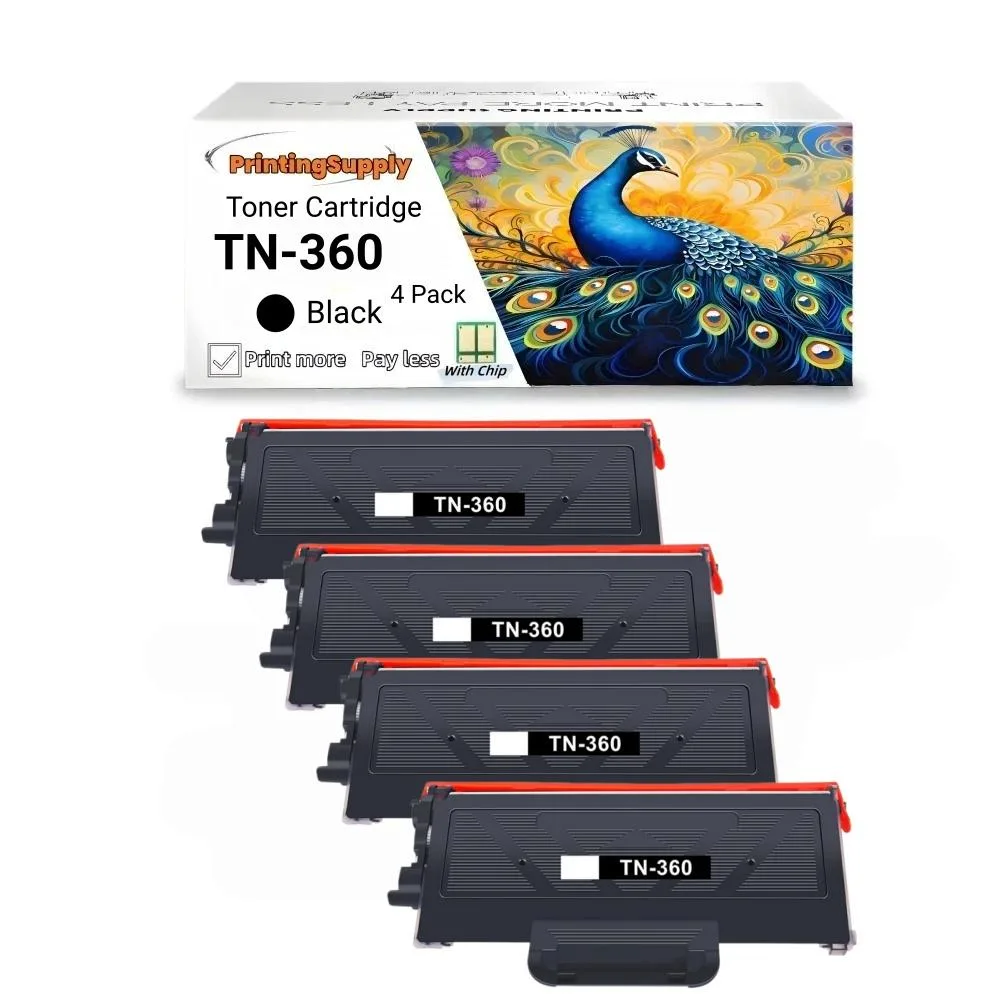 Ninestar Technology Ninestar Technology TN360 Black High-Yield Toner Cartridge 4 Pack (2600 Pages) — product photo