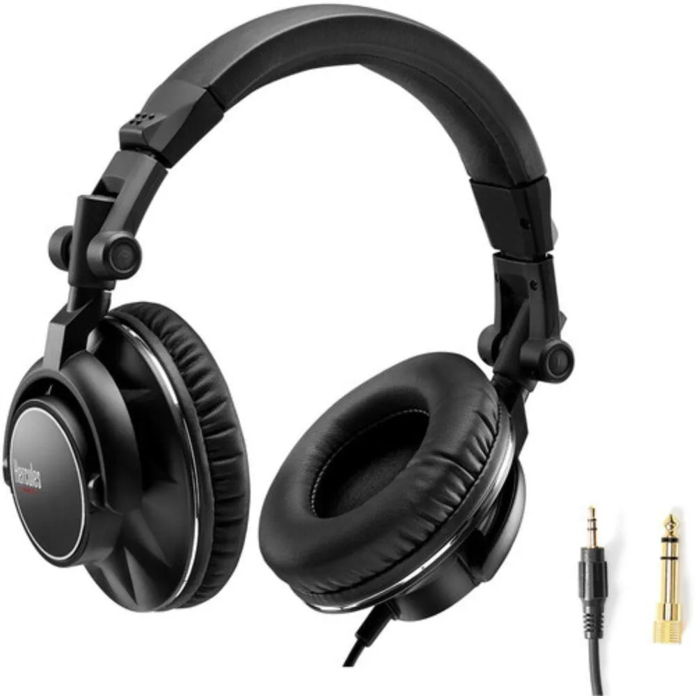 Hercules Hercules HDP DJ60 50mm DJ headphones closed-back 32-ohm 9.8ft cable — product photo