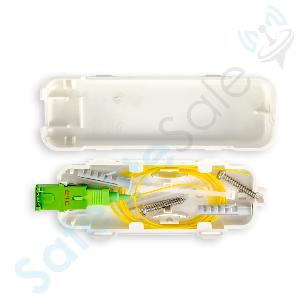 USTC USTC FTTH Fiber Optic Outlet SC/APC Adapter &amp; Pigtail — product photo