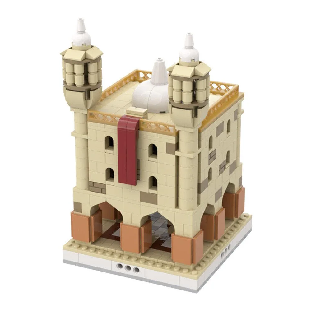 ZITIANYOUBUILD ZITIANYOUBUILD C5389 Modular Desert Village Temple Building Set 604 Parts — product photo