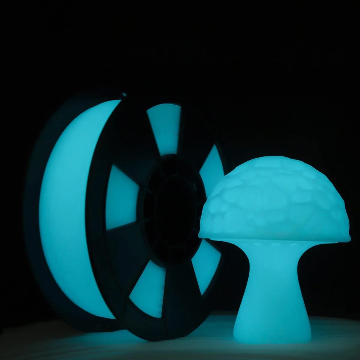 Ziro 3D Ziro 3D PLA Pro 1.75mm 1kg Glow Cyan 3D printer filament — product photo