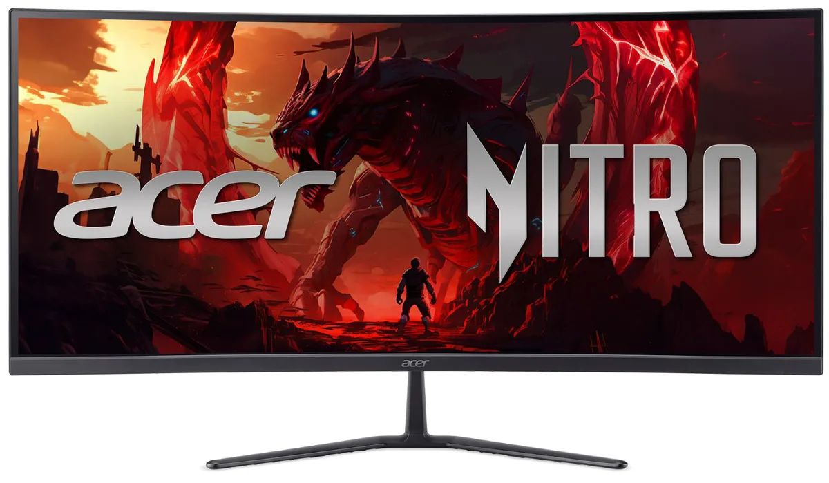 Acer America Acer America UM.CE0AA.008 Nitro ED340CUR 34" UWQHD 120Hz Curved Gaming Monitor — product photo