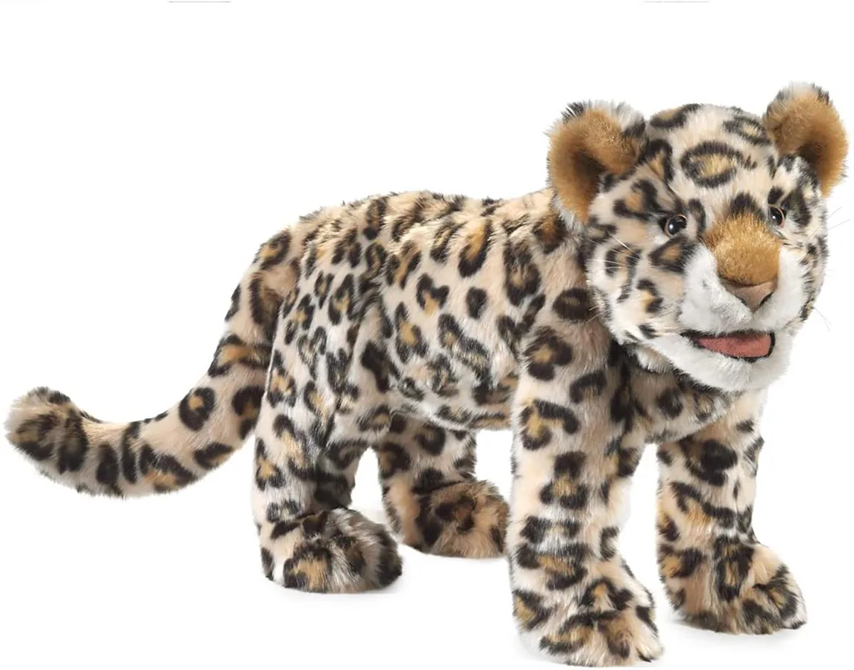 Folkmanis Puppets Folkmanis Puppets Leopard Cub Hand Puppet 18 — product photo