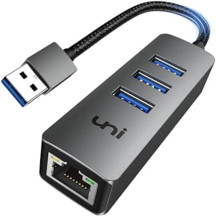 TAURKENAM TAURKENAM USB 3.0 Ethernet Adapter 4-in-1 Hub — product photo