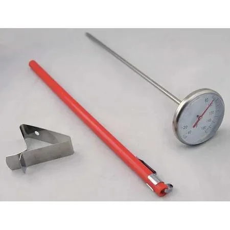 Value Brand Value Brand 23NU25 Pocket Thermometer -40 to 160°F 8in Stem — product photo