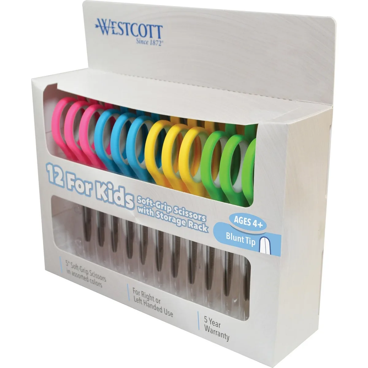 Acme United Acme United Westcott Soft Handle Kids Scissors 5" 1.75" Cut 12 Pack 15971 — product photo