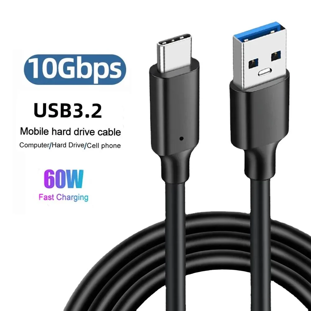 TelDaykemei TelDaykemei USB 3.2 10Gbps 60W 3A QC 3.0 Type-C Cable 1M — product photo