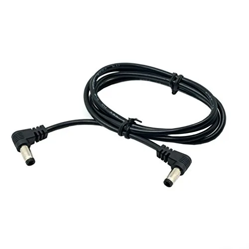 TeKit TeKit DC Power 5.5 x 2.1/2.5mm Male to Male Right Angle 90° 60cm — product photo