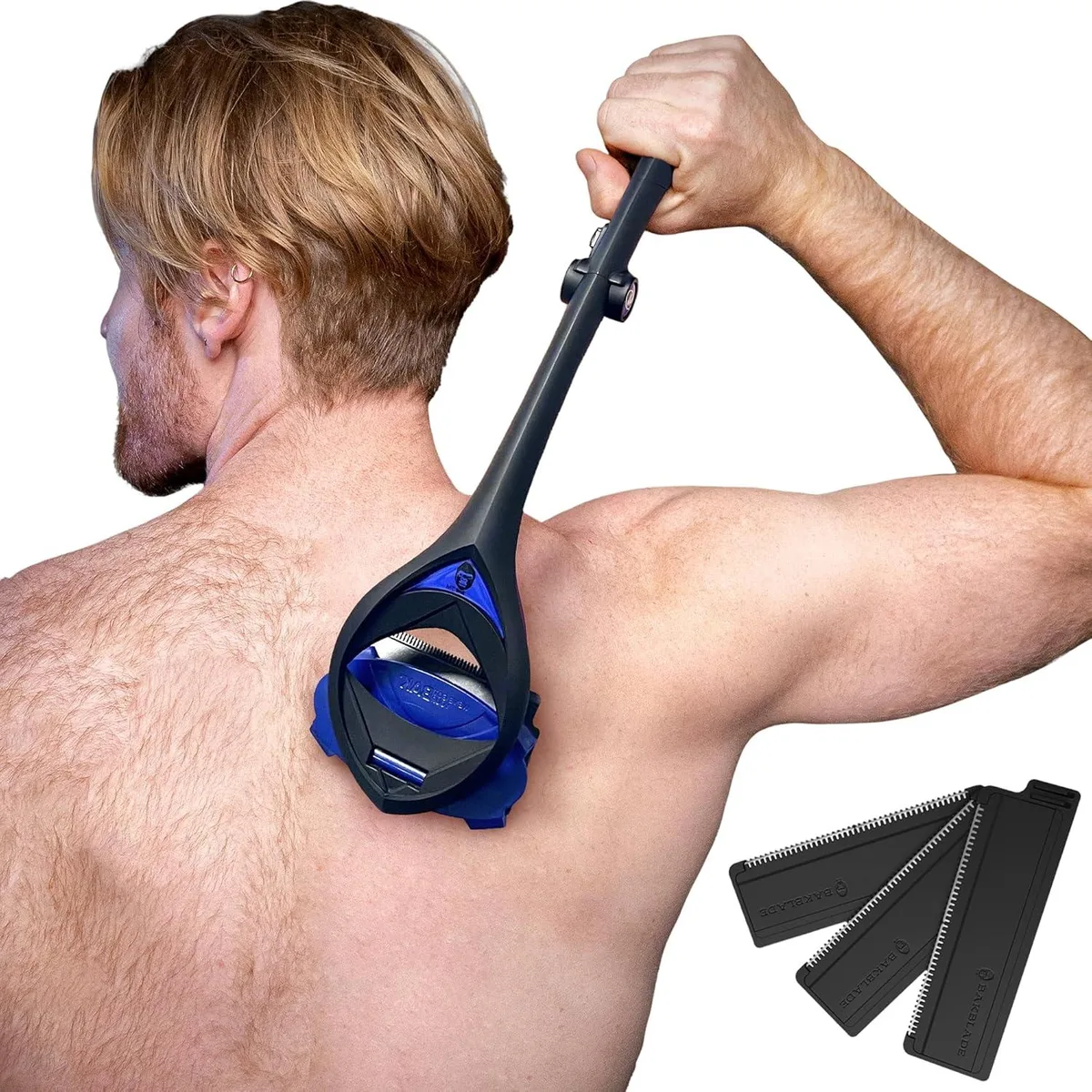 TAURKENAM TAURKENAM Back Shaver 3.0 23" Handle 6 Cartridges — product photo
