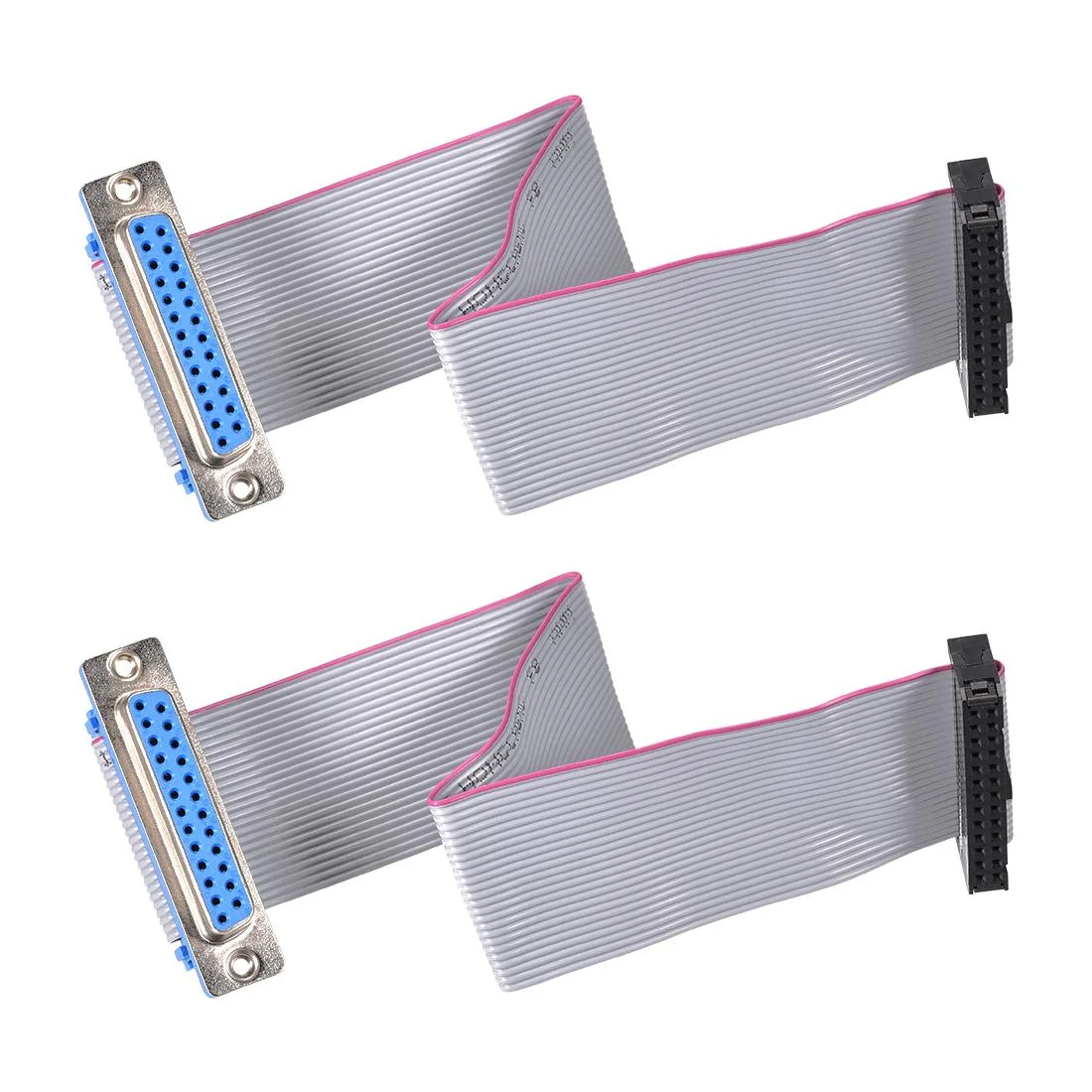 Unique-Bargains Unique-Bargains IDC DB25 Female to FC-26 Female 2.54mm 20cm 2pcs — product photo