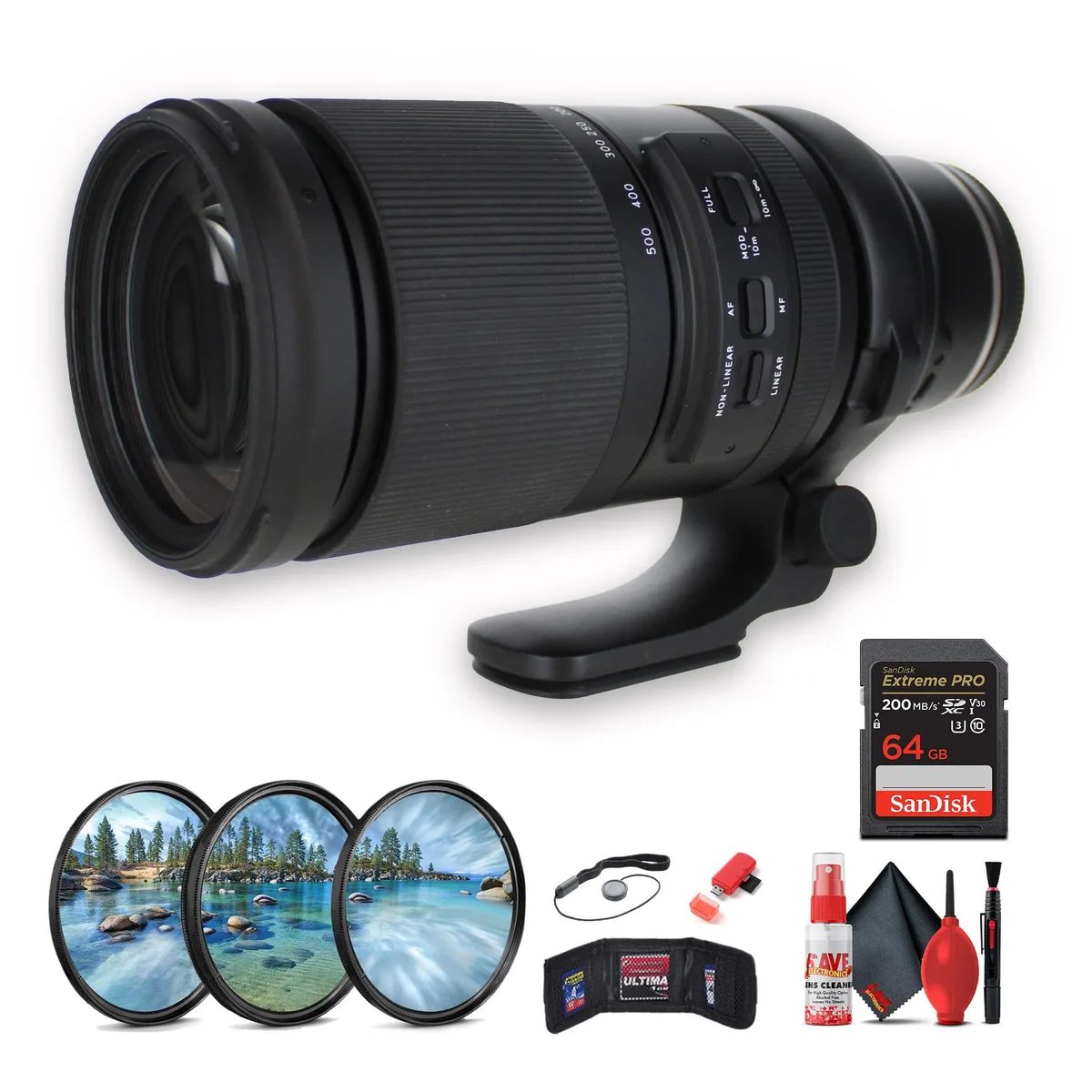Tamron Tamron 150-500mm f/5-6.7 Di III VC VXD Nikon Z camera lens — product photo