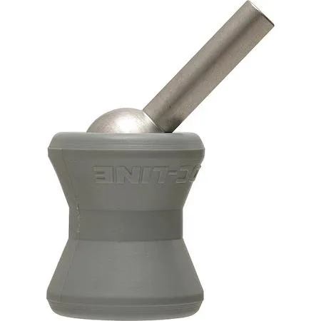 Ten Loc-Line 49480-G round nozzles, 0.062 inch holes, plastic finish