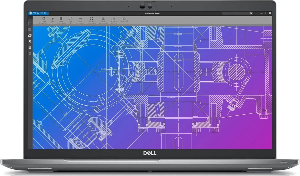 DELL DELL PRECISION 3570 laptop i7-1255U 16GB 256GB 15.5" FHD — product photo